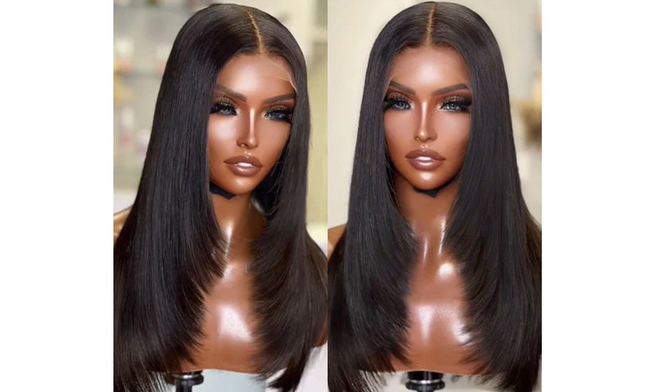 Trendy-Layered-Cut-Pre-plucked-Glueless-5x5-Closure-Lace-Wig