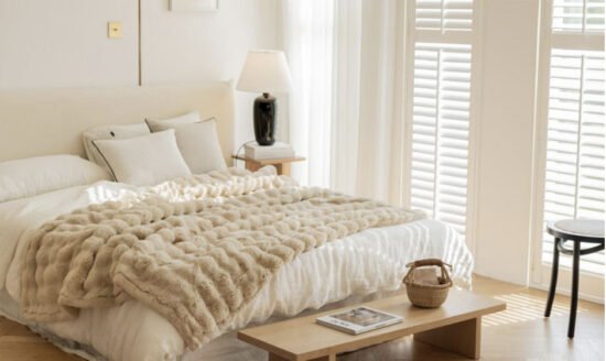 Faux Rabbit Fur Blanket